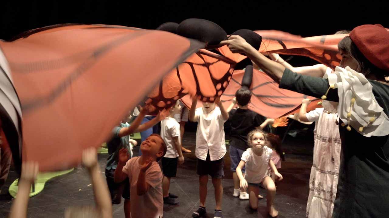 Taller estaciones. Teatro sensorial