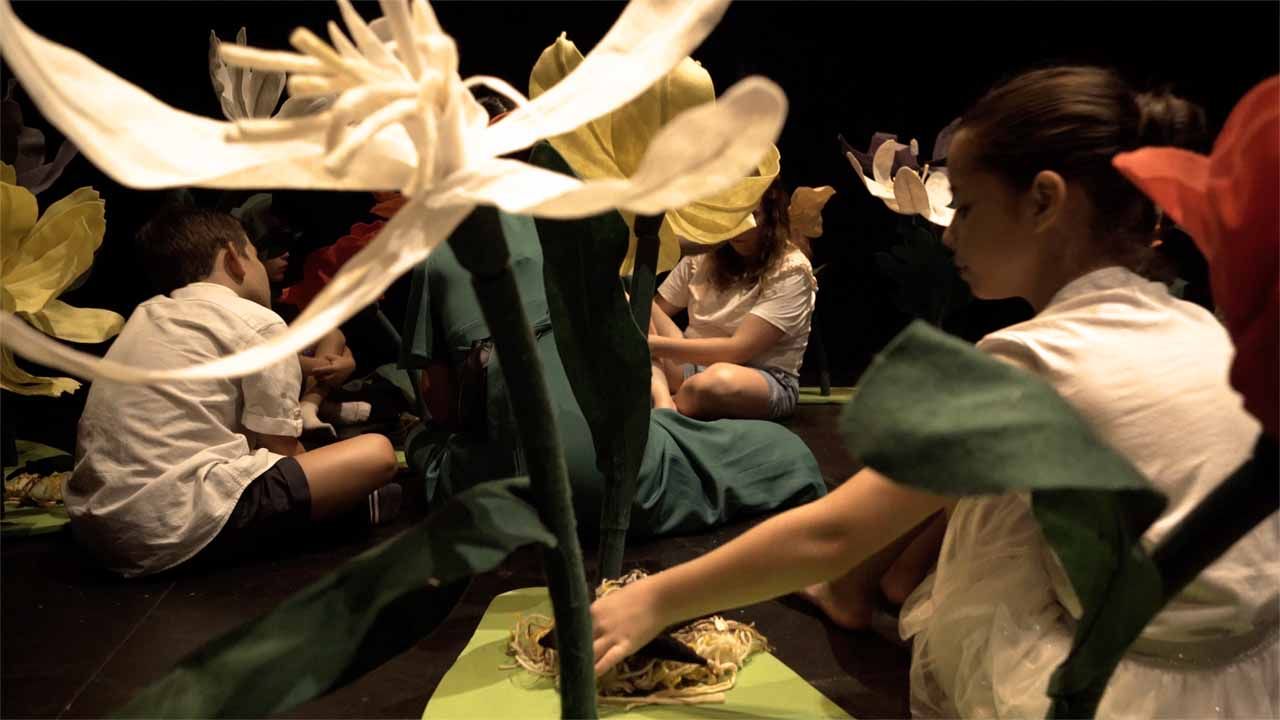 Taller estaciones. Teatro sensorial